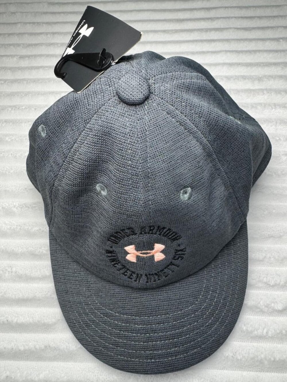 Under Armour Hat Gray and Pink One Size Youth